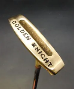 Refurbished & Paint Filled Vintage Bronty Golden Knight Putter 89cm Steel Shaft