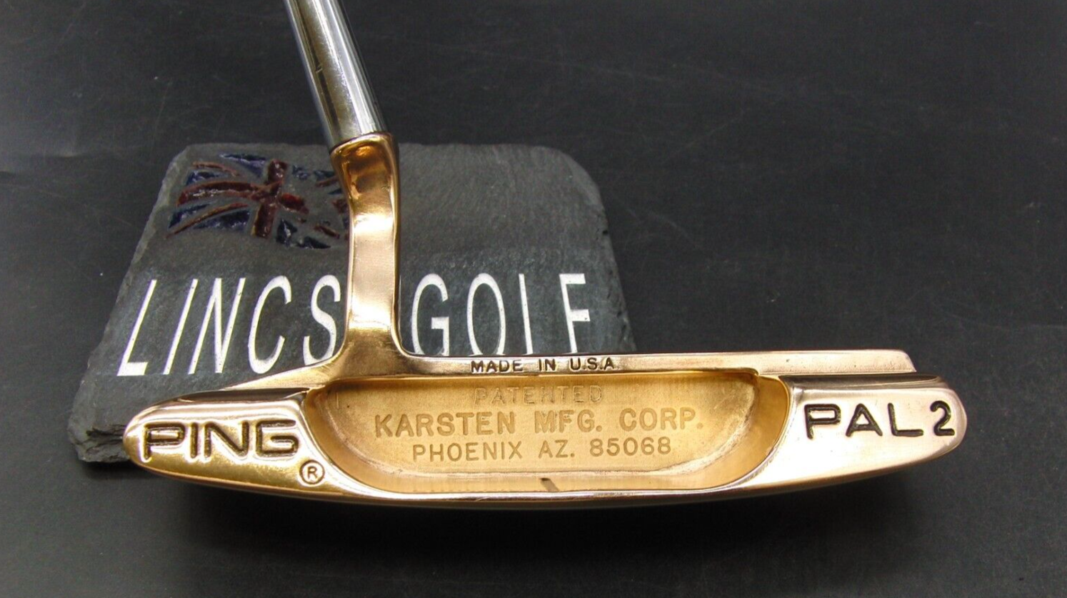 Ping Pal 2 Becu Putter Steel Shaft 86.5cm Length Iguana Golf Grip 3 Ping Pal 2 Becu Putter Steel Shaft 86.5cm Length Iguana Golf Grip