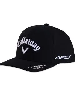 Callaway Tour Authentic Performance Pro Hat In Heathered Black -Putters shop 5223055 HW CG TA PERFORMANCE PRO BLK WHT 23 FRONT LEFT