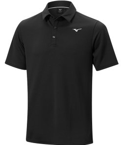 Mizuno BT Winter Golf Polo Shirt In Black