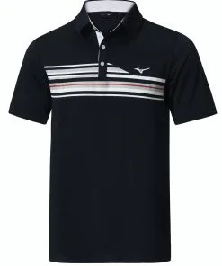 Putters shop 8 Mizuno Quick Dry Elite Stripe Polo In White