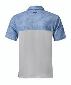 Mizuno Quick Dry Hazard ST Polo In Light Grey 13 Mizuno Quick Dry Hazard ST Polo In Light Grey -Putters shop 52GA2008 LightBlue BACK