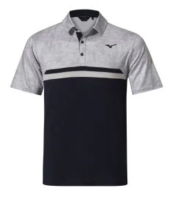 Mizuno Quick Dry Hazard ST Polo In Light Grey 10 Mizuno Quick Dry Hazard ST Polo In Light Grey -Putters shop 52GA2008 LightGray FRONT