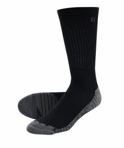FootJoy Mens Techsof Tour Crew Sock Black