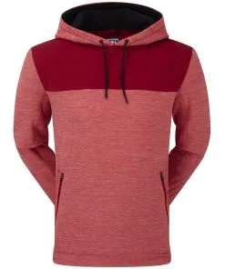 FootJoy Thermal Hoodie In Tonal Red / Black