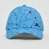 J.Lindeberg Ludvig Golf Print Cap – Ocean -Putters shop GMAC04109 O073 001