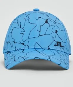 J.Lindeberg Ludvig Golf Print Cap – Ocean