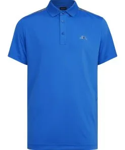 J.Lindeberg Ivan Slim Fit Golf Polo In Blue