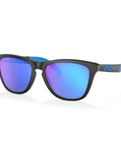 Oakley Flak® Frogskins Mix In Prizm Sapphire Polarized Lenses, Matte Black Frame