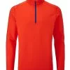 Ping Edwin Half Zip Golf Pullover AW22 In French Blue -Putters shop P03527 EDWIN FLAME FRONT