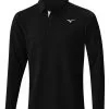 FootJoy Mizuno BT Long Sleeve Golf Mens Polo In Blue 1 FootJoy Mizuno BT Long Sleeve Golf Mens Polo In Blue -Putters shop S52GA2503 09 BLACK FRONT