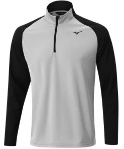 Mizuno Winter Breeze Block 1/4 Zip Golf Mid Layer In Blue