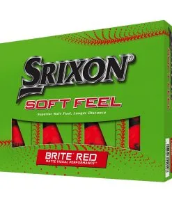 Srixon Soft Feel 2023 Golf Balls – Brite Red