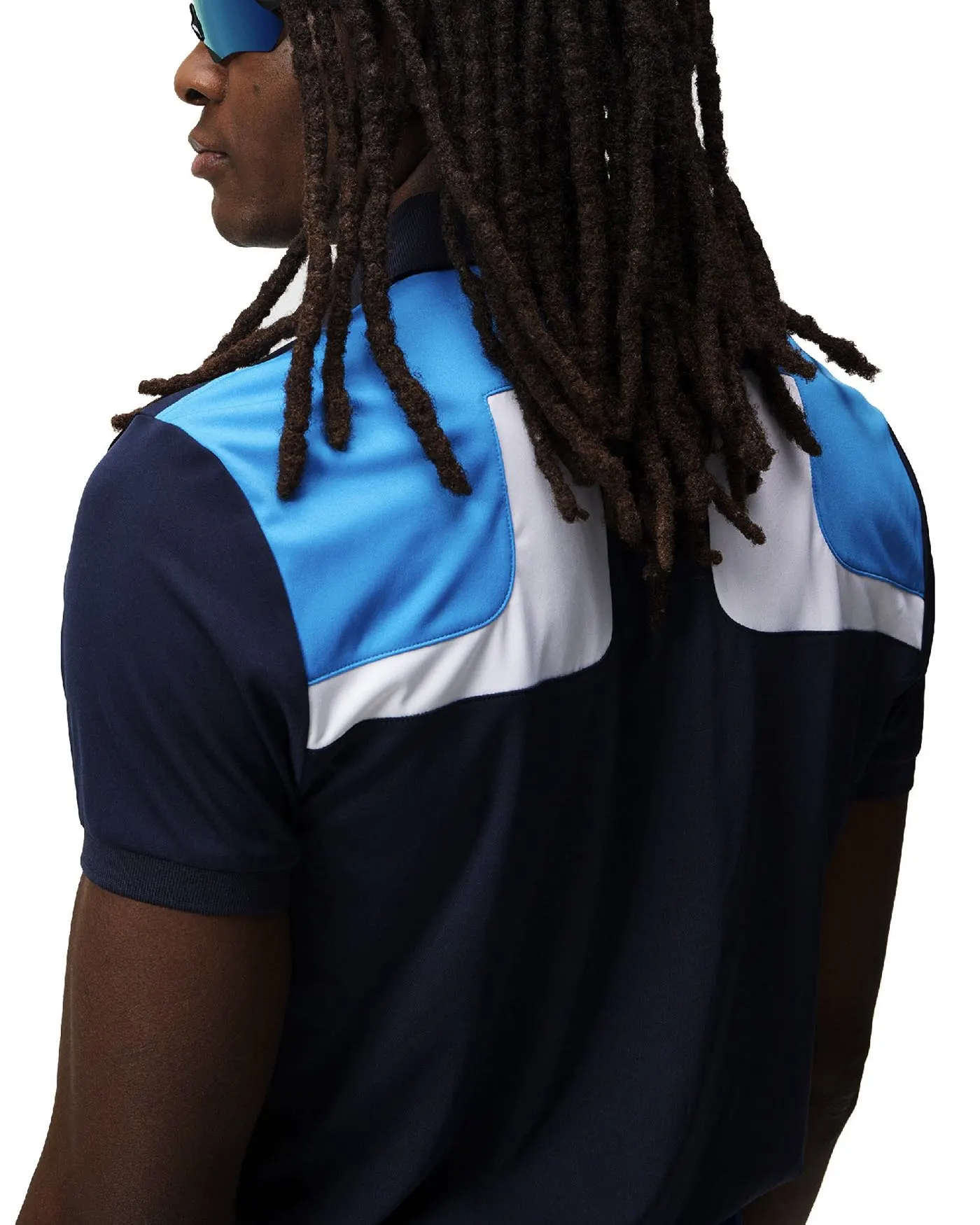 J.Lindeberg Jeff Regular Fit Golf Polo SS23 In Navy 4 J.Lindeberg Jeff Regular Fit Golf Polo SS23 In Navy - Image 2