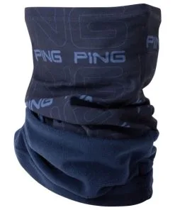 Ping Logo Neck Warmer – Navy Multi Snood